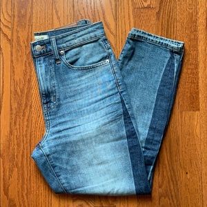 madewell high-rise slim boyjean